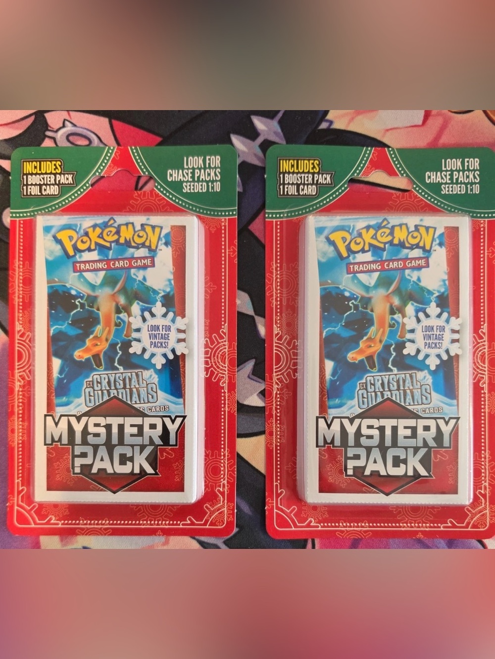 2 Pokemon Holiday Mystery Booster 1 In 10 Chance For A Vintage Pack
Mystery Pac